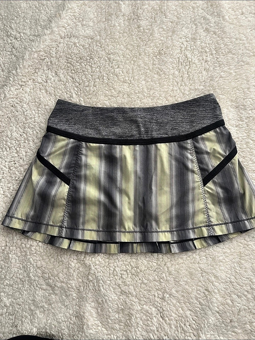 Lululemon Varsity High-Rise Pleated Tennis Skirt *Tipping Stripe Women's Size 6